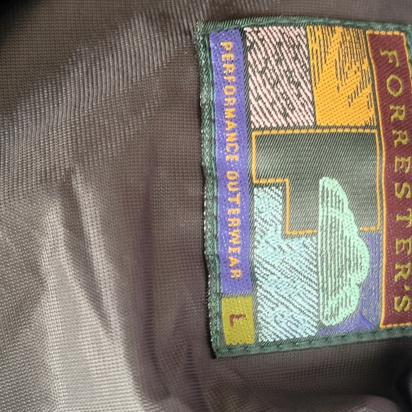 Forrester Outerwear Pullover Blue Jacket Size Large Vintage Waterproof Windbreak - Picture 3 of 7